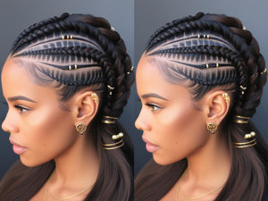 Cornrows mit Design - Mehr als nur gerade Linien