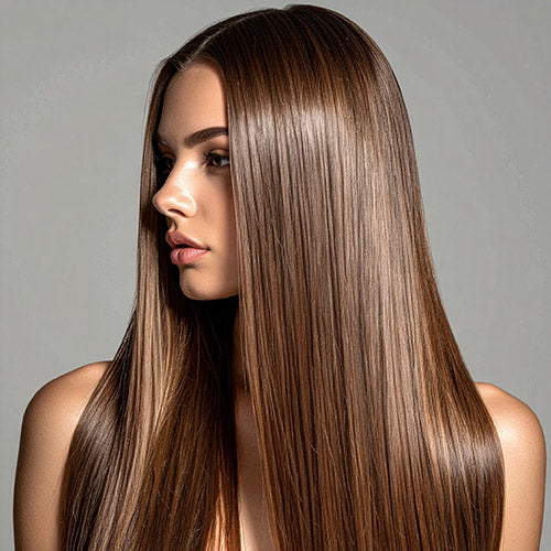 Glattes Haar