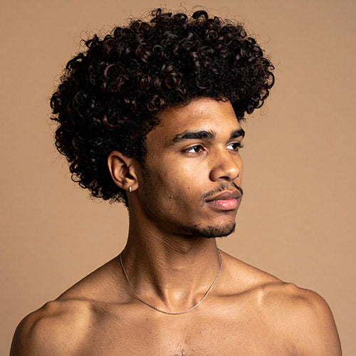 Lockiges Haar