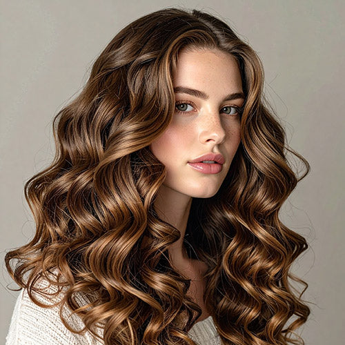 Lockiges Haar