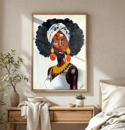 AFROSTYLE - African colours – The light she carries - Afrohaare -Locken