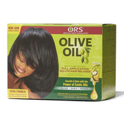 ORS - Olive Oil Lye - Free Relaxer Kit - AFROSTYLE ORS Afrohaare  Styling Kit ORSChemisches Glättungsmittel