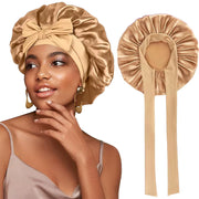 Satin-Schlafhaube für Locken & Afrohaar | Anti-Frizz