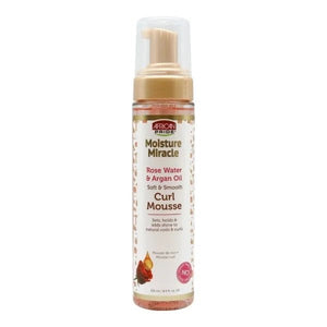 African Pride Moisture Miracle – Mousse mit Rosenwasser und Arganöl